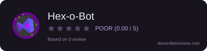 Rating widget preview for Hex-o-Bot
