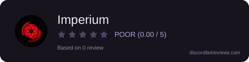 Rating widget preview for Imperium