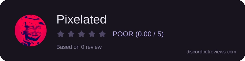 Rating widget preview for Pixelated