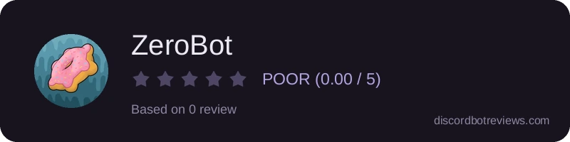 Rating widget preview for ZeroBot