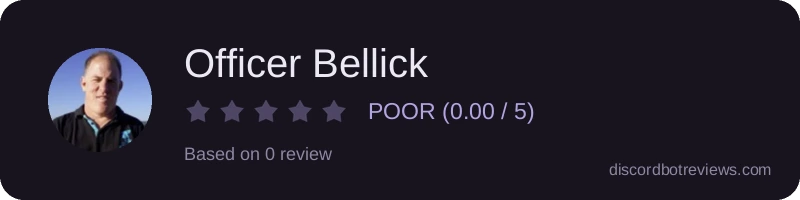 Rating widget preview for Officer Bellick 