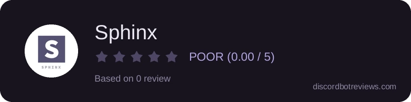 Rating widget preview for Sphinx