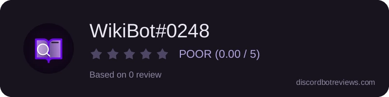 Rating widget preview for WikiBot#0248