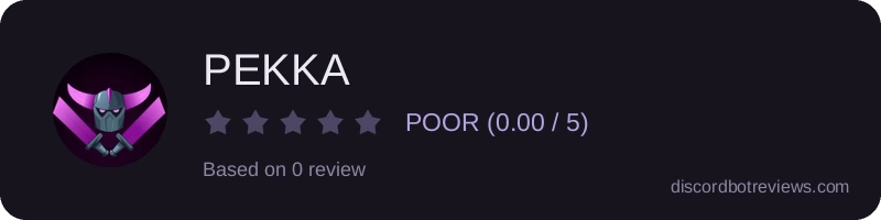 Rating widget preview for PEKKA 