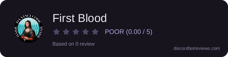 Rating widget preview for First Blood