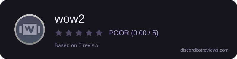 Rating widget preview for wow2