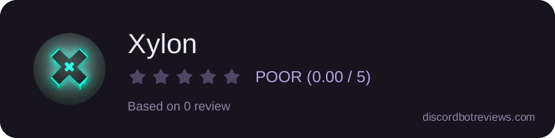 Rating widget preview for Xylon