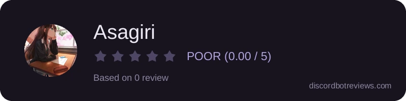 Rating widget preview for Asagiri