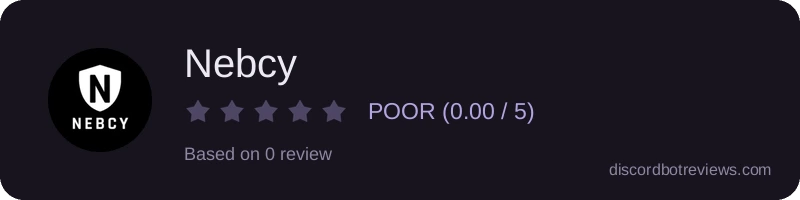 Rating widget preview for Nebcy