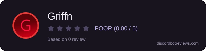 Rating banner for Griffn