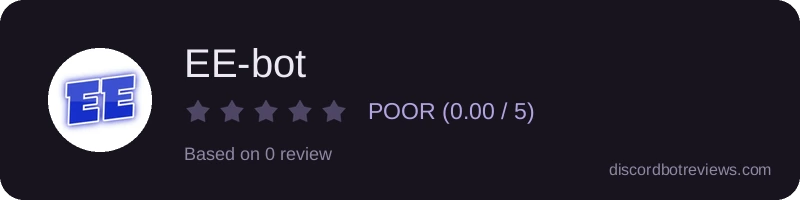 Rating widget preview for EE-bot