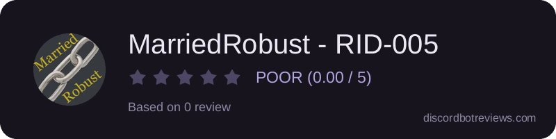 Rating widget preview for MarriedRobust - RID-005