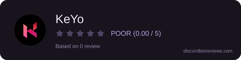 Rating widget preview for KeYo