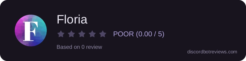 Rating widget preview for Floria