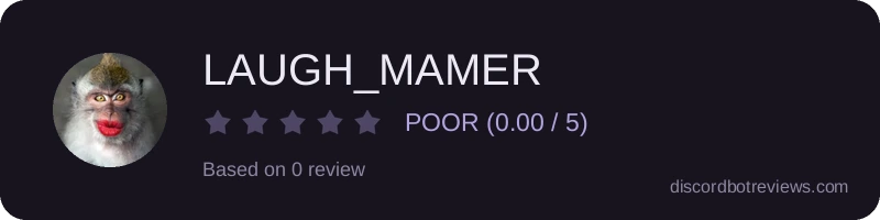 Rating widget preview for LAUGH_MAMER