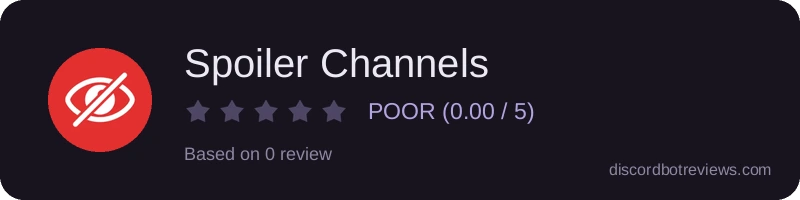 Rating widget preview for Spoiler Channels