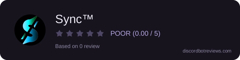 Rating widget preview for Sync™