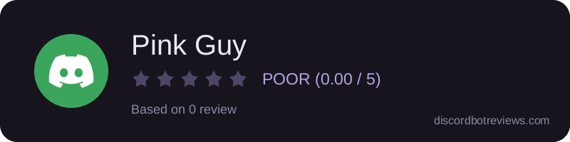 Rating widget preview for Pink Guy