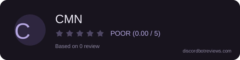 Rating widget preview for CMN