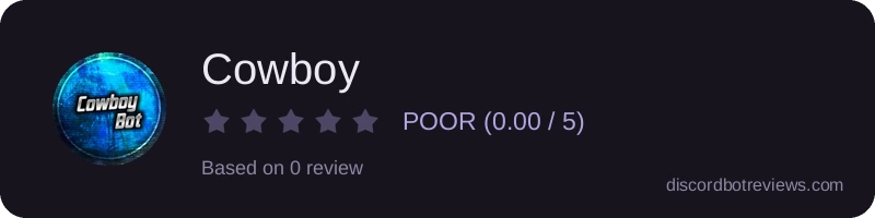 Rating widget preview for Cowboy