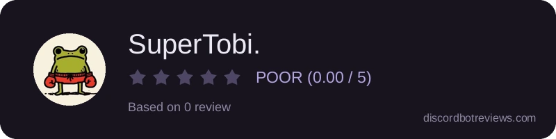 Rating widget preview for SuperTobi.