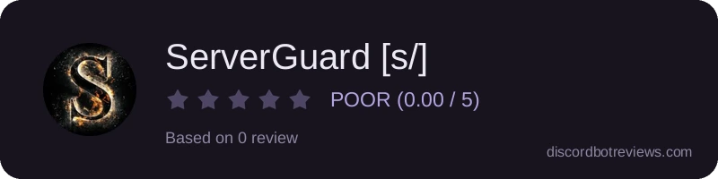 Rating banner for ServerGuard [s/]