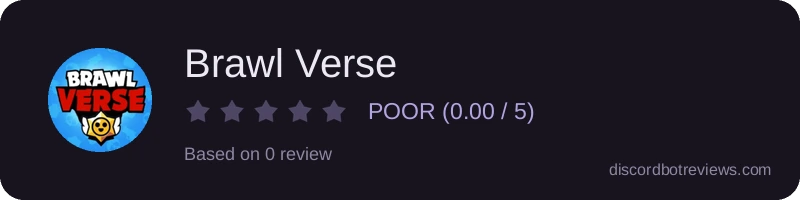 Rating widget preview for Brawl Verse