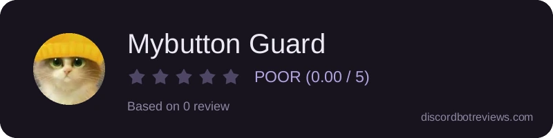 Rating widget preview for Mybutton Guard