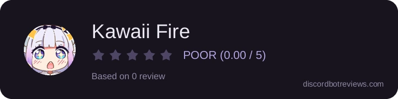 Rating banner for Kawaii Fire