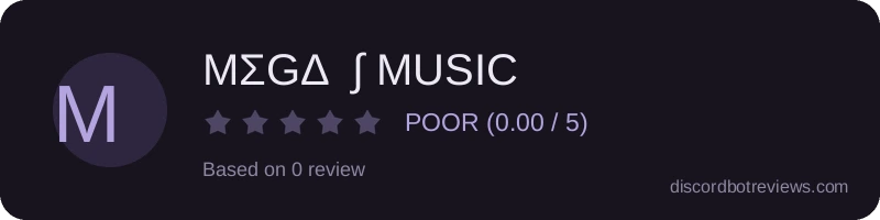 Rating widget preview for MΣGΔ  ∫ MUSIC