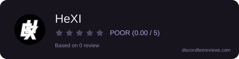 Rating banner for HeXI
