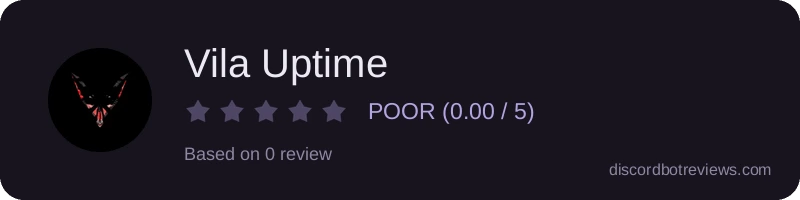 Rating banner for Vila Uptime