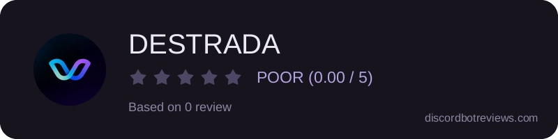 Rating widget preview for DESTRADA