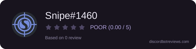 Rating widget preview for Snipe#1460