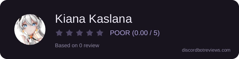 Rating banner for Kiana Kaslana