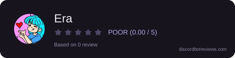 Rating widget preview for Era