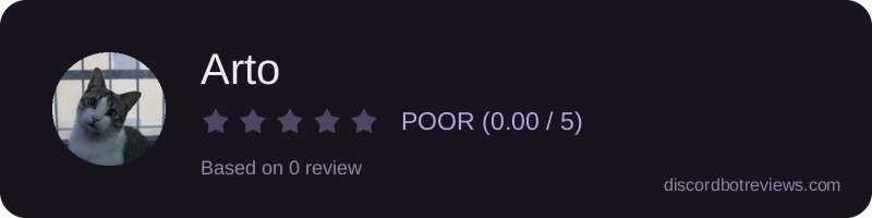 Rating widget preview for Arto