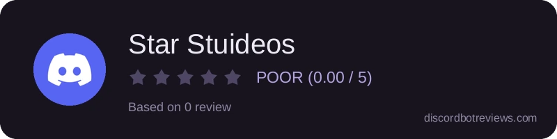 Rating widget preview for Star Stuideos 