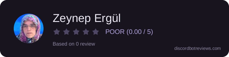 Rating widget preview for Zeynep Ergül