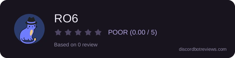 Rating widget preview for RO6