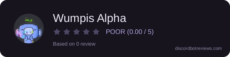 Rating banner for Wumpis Alpha
