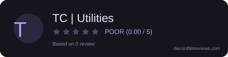 Rating widget preview for TC | Utilities