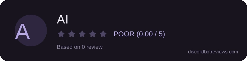Rating widget preview for AI