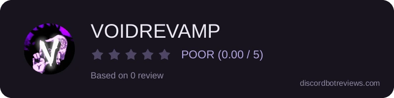 Rating widget preview for VOIDREVAMP