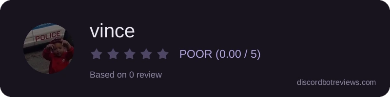 Rating widget preview for vince