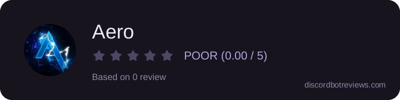 Rating widget preview for Aero
