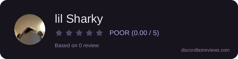 Rating widget preview for lil Sharky