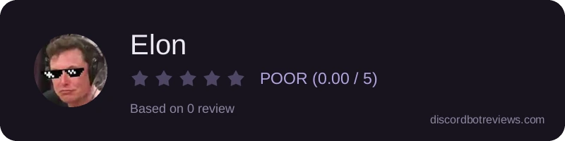 Rating widget preview for Elon