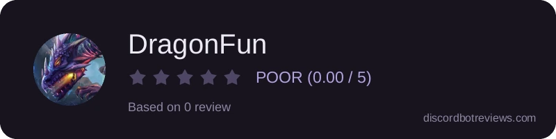 Rating widget preview for DragonFun