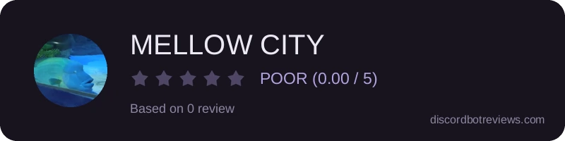 Rating widget preview for MELLOW CITY